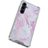 Blue and Purple Marble Galaxy S23 FE Clear Case